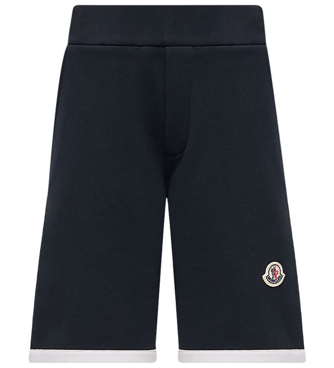 Moncler Sweatshorts - Navy m. Hvid