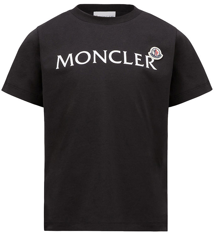 Moncler T-shirt - Sort m. Logo
