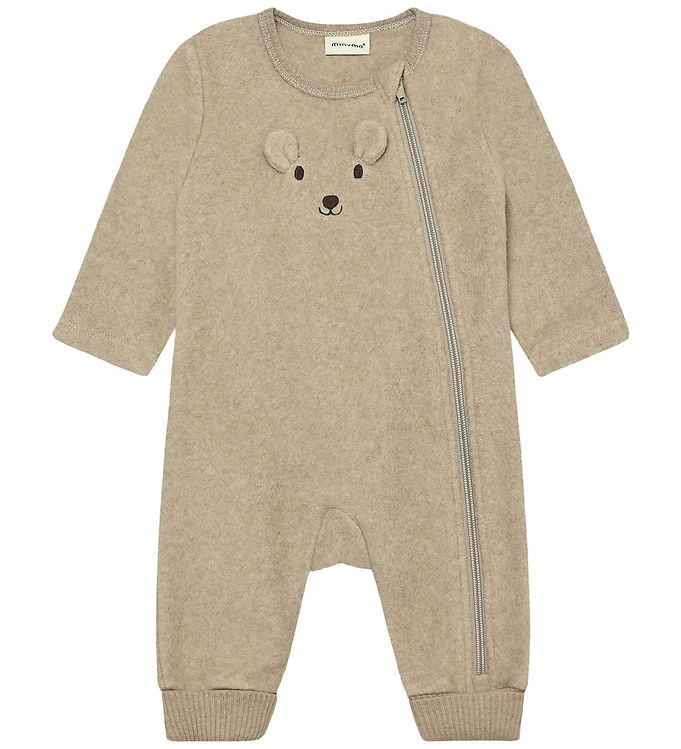 Minymo Fleecedragt - Crockery m. Mus