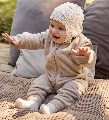 Minymo Fleecejakke - Crockery