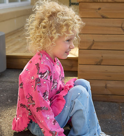 Minymo Jeans - Faded Denim m. Similisten