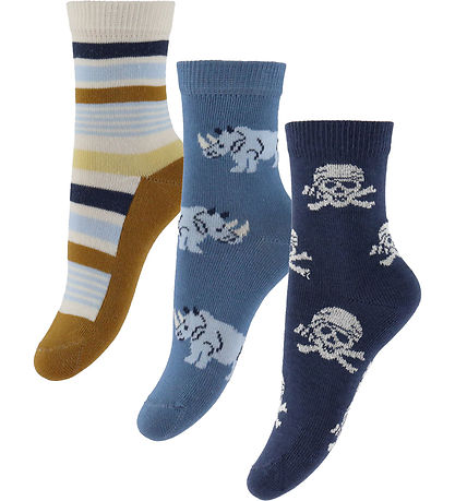 Minymo Strømper - 3-pak - Odyssey Gray