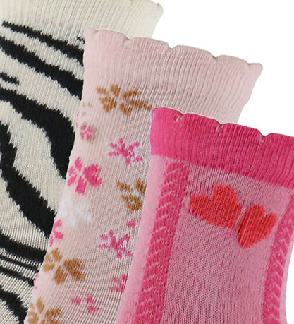 Minymo Strømper - 3-pak - White Swan