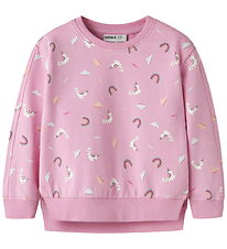 Name It Sweatshirt - NmfBissine - Begonia Pink