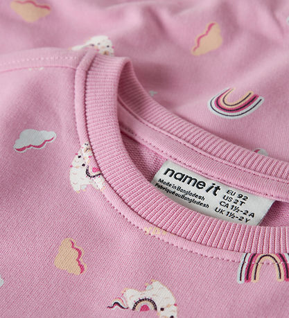 Name It Sweatshirt - NmfBissine - Begonia Pink