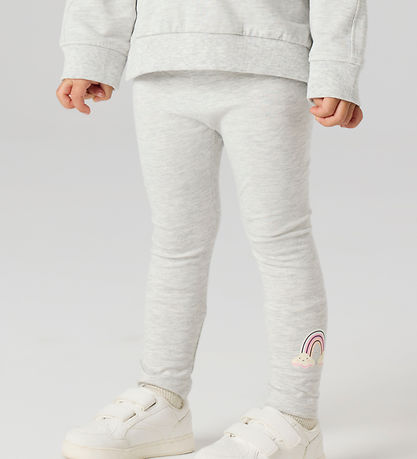 Name It Leggings - NmfBilona - Light Grey Melange