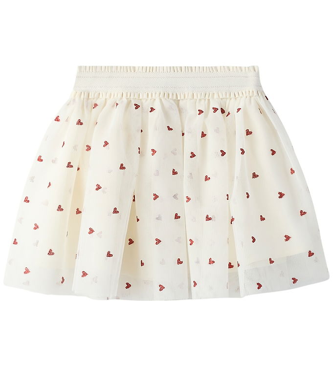 Name It Nederdel - Tyl - NmfBeross - Cloud Dancer