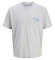 Jack & Jones T-shirt - JorNorrebro - White Melange