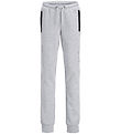 Jack & Jones Sweatpants - Noos - JpsTwill - Light Grey Melange