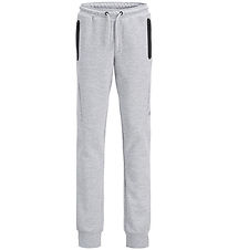 Jack & Jones Sweatpants - Noos - JpsTwill - Light Grey Melange