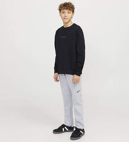 Jack & Jones Sweatpants - Noos - JpsTwill - Light Grey Melange
