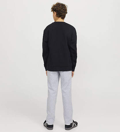 Jack & Jones Sweatpants - Noos - JpsTwill - Light Grey Melange