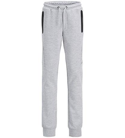 Jack & Jones Sweatpants - Noos - JpsTwill - Light Grey Melange