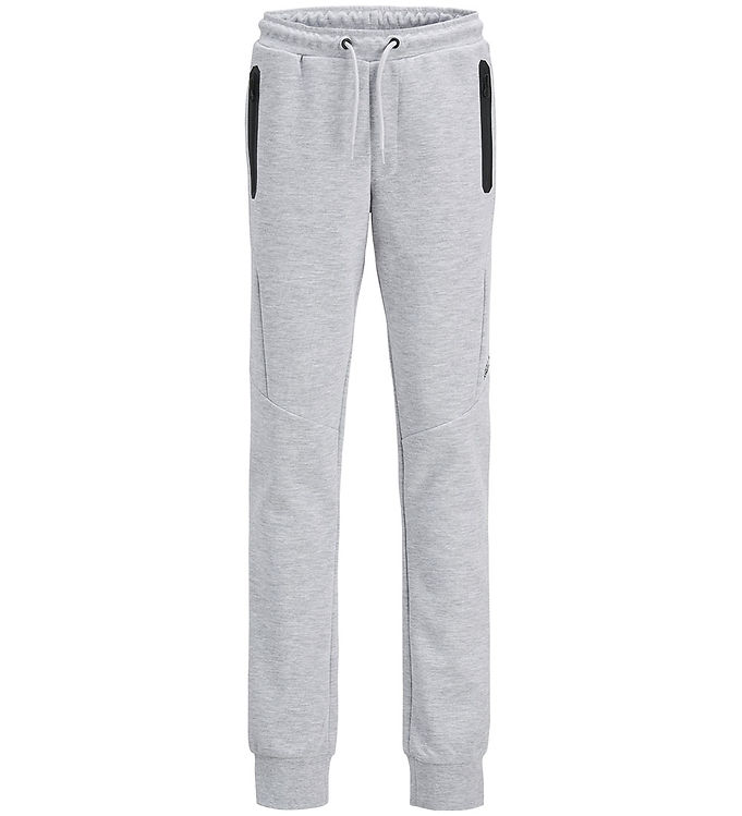 Jack & Jones Sweatpants - Noos - JpsTwill - Light Grey Melange