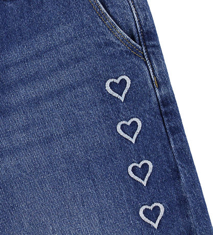 Kids Only Jeans - Wide - Denim - KogComet - Medium Blue Denim/He