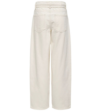 Kids Only Jeans - Straight - KogGianna - Ecru