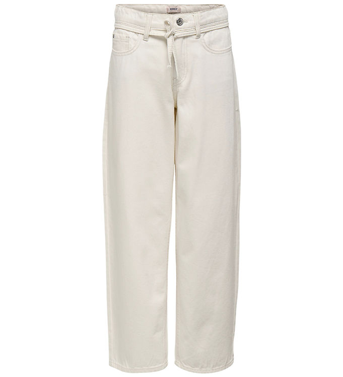 Kids Only Jeans - Straight - KogGianna - Ecru