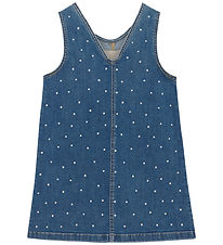 Creamie Spencer - Rhine Stones - Blue Denim w. Silver Rivets