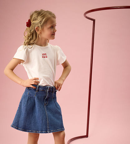 Creamie Nederdel - Denim - Blue Denim