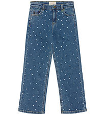 Creamie Jeans - Rhinestones - Blue Denim