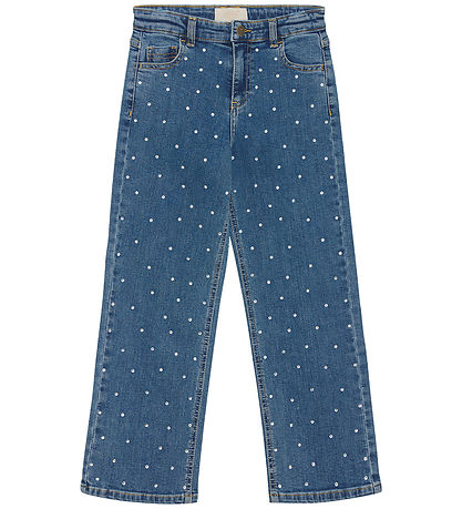 Creamie Jeans - Rhinestones - Blue Denim