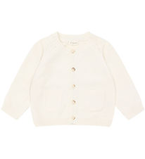 Fixoni Cardigan - Strikk - Antique White