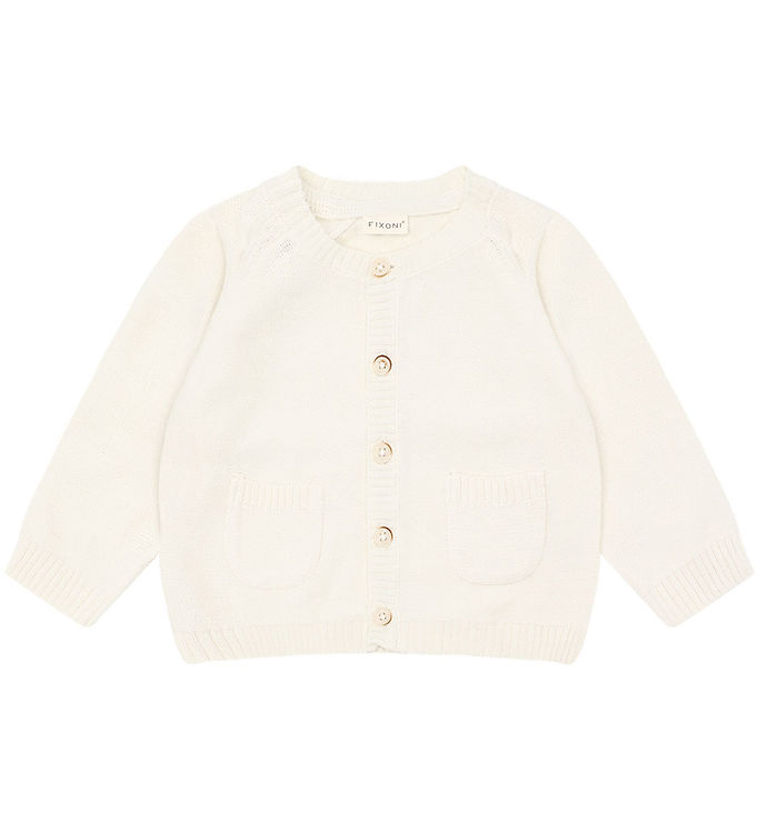 Fixoni Cardigan - Strik - Antique White