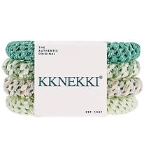 Kknekki Hårelastikker - 4-pak - Grøn