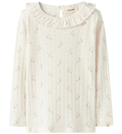 Lil' Atelier Bluse - NmfRachello - Coconut Milk/Flower