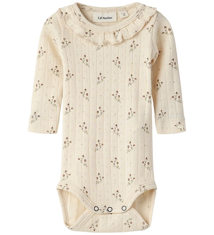 Lil' Atelier Body l/æ - Hulmønster - Modal - NbfRachello - Novel