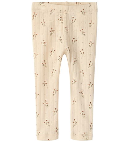 Lil' Atelier Leggings - NbfRachello - Novelle Peach/Flower