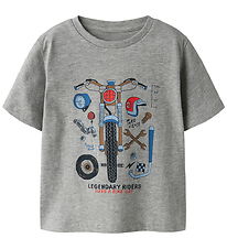 Name It T-shirt - NmmBo - Grey Melange