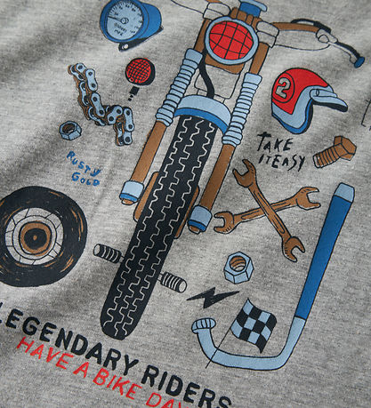 Name It T-shirt - NmmBo - Grey Melange