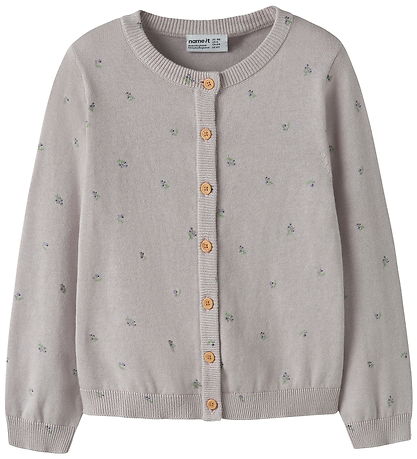 Name It Cardigan - Strik - NmfBeta - Lilac Marble