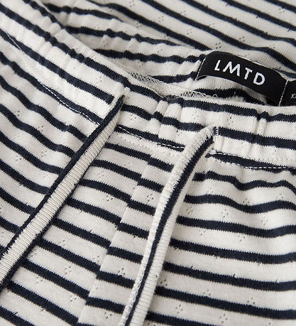 LMTD Bukser - Wide - NlfSeher - Navy Blazer/Hvid