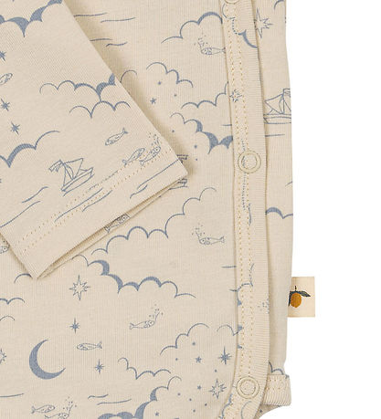 Konges Sløjd Slå-om Body l/æ - Cielo Marino