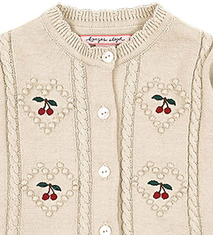 Konges Sløjd Cardigan - Strik - Soleil - Pearled Ivory