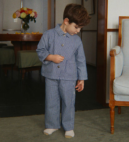 Konges Sløjd Bukser - Luc - Blue Stripe