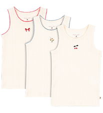 Konges Sløjd Undertrøjer - Hulmønster - 3-pak - Minna - Antique 