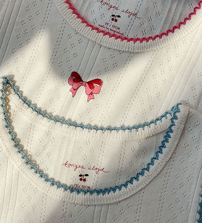 Konges Sløjd Undertrøjer - Hulmønster - 3-pak - Minna - Antique 