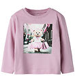 Name It Blouse - NmfVotea - Dawn Pink/Shopping Bear