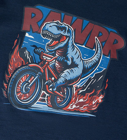 Name It Bluse - NmmVeldo - Navy Blazer/Rawrr