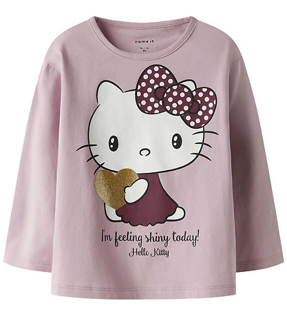 Name It Bluse -  NmfObba - hello Kitty - Keepsake Lilac
