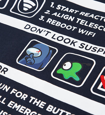 Name It T-shirt - NkmDise - Amongus - Navy Blazer