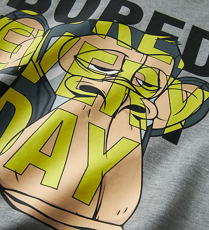 Name It Hættetrøje - Sweat - NkmDeep - Grey Melange