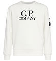 C.P. Company Sweatshirt - Gauze White m. Sort
