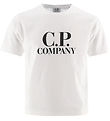 C.P. Company T-shirt - Gauze White m. Sort