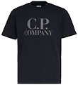 C.P. Company T-shirt - Total Eclipse Blue m. Grå