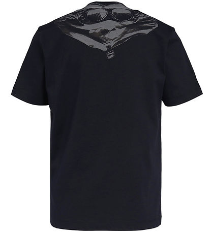 C.P. Company T-shirt - Total Eclipse Blue m. Grå