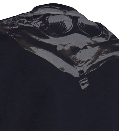 C.P. Company T-shirt - Total Eclipse Blue m. Grå